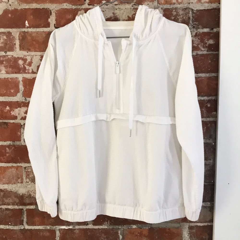 White hoodie